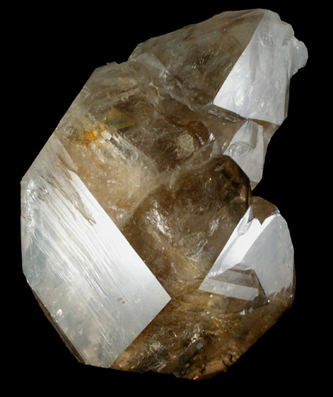 Quartz var. Smoky from Sao Jose de Safira, Minas Gerais, Brazil