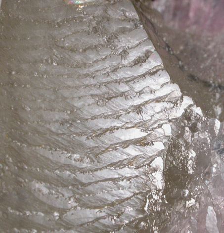 Quartz var. Rose on Smoky Quartz from Lavra da Ilha, Taquaral, Jequitinhonha River, Minas Gerais, Brazil