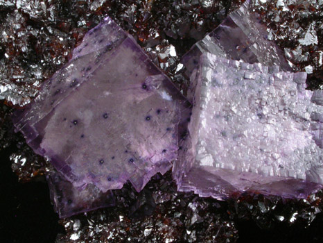 Fluorite, Sphalerite, Dolomite from Elmwood Mine, Carthage, Smith County, Tennessee