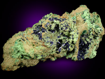 Azurite from Tsumeb Mine, Otavi-Bergland District, Oshikoto, Namibia