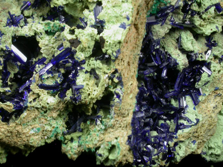 Azurite from Tsumeb Mine, Otavi-Bergland District, Oshikoto, Namibia