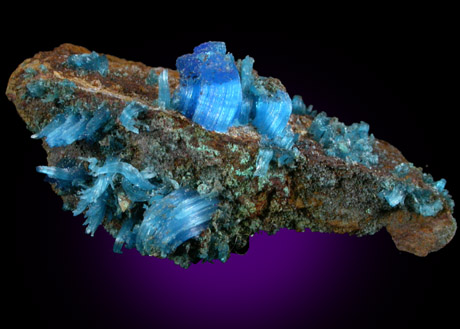 Chalcanthite from Graphic Mine, Magdalena District, Socorro County, New Mexico