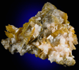 Wulfenite with Calcite from Glove Mine, Santa Rita Mountains, Santa Cruz County, Arizona