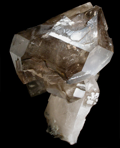 Quartz var. Smoky Scepter from Barra do Salinas, Coronel Murta, Minas Gerais, Brazil