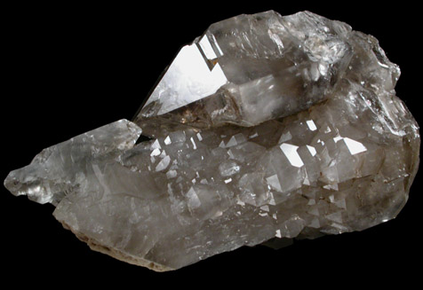 Quartz var. Smoky from Deer Hill, Stow, Oxford County, Maine