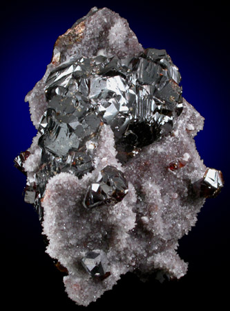 Sphalerite and Quartz from Shuikoushan Mine, Hunan Province, China