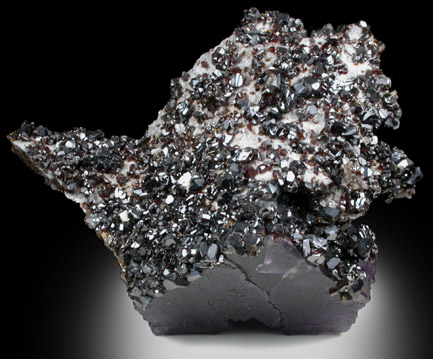 Sphalerite, Fluorite, Quartz from Rosiclare District, Hardin County, Illinois