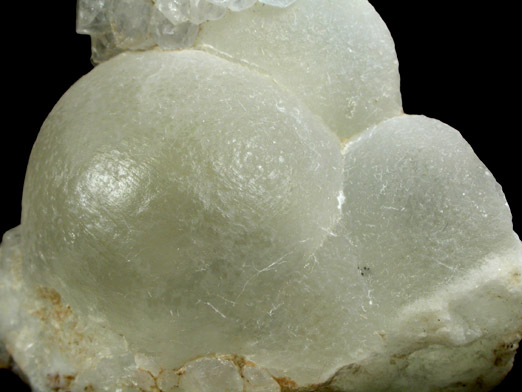 Fluorite (rare botryoidal form) on Quartz from Tekhdi, Madhya Pradesh, India