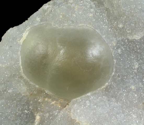 Fluorite (rare botryoidal form) on Quartz from Tekhdi, Madhya Pradesh, India