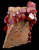 Vanadinite from Mibladen, Haute Moulouya Basin, Zeida-Aouli-Mibladen belt, Midelt Province, Morocco