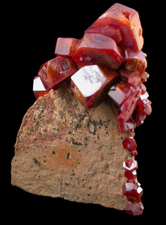 Vanadinite from Mibladen, Haute Moulouya Basin, Zeida-Aouli-Mibladen belt, Midelt Province, Morocco