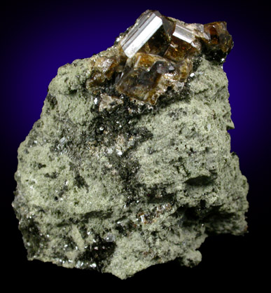 Vesuvianite from Monte Somma, Napoli, Campania, Italy (Type Locality for Vesuvianite)