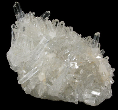 Quartz with Calcite from Idarado Mine, Ouray District, Ouray County, Colorado