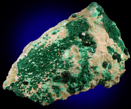 Malachite from Inspiration Mine, Globe-Miami District, Gila County, Arizona