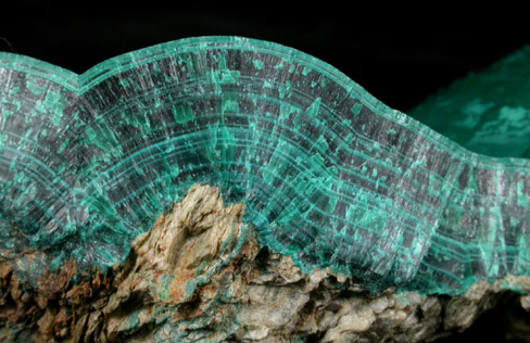 Pseudomalachite from West Bogan Mine, near Tottenham, New South Wales, Australia