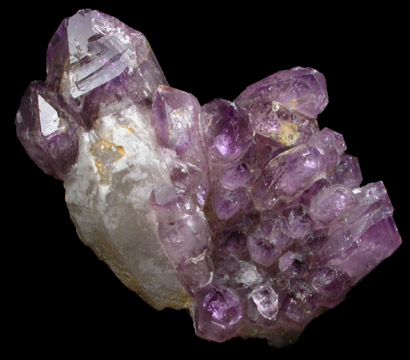 Quartz var. Amethyst Scepters from Guadulapana Mine, Santa Cruz, Sonora, Mexico