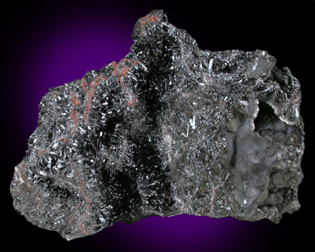 Goethite with Calcite from Prbram, Central Bohemia, Czech Republic