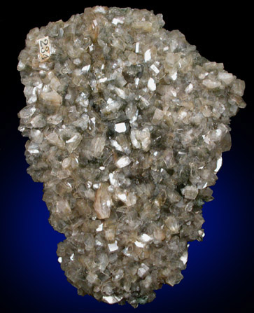 Heulandite-Ca cast after Anhydrite from Paterson, Passaic County, New Jersey