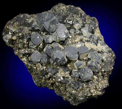 Galena and Pyrite from Tri-State Lead Mining District, Picher, Ottawa County, Oklahoma