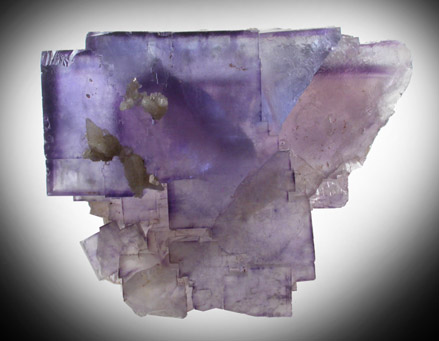 Fluorite with Calcite from Minerva #1 Mine, Cave-in-Rock District, Hardin County, Illinois