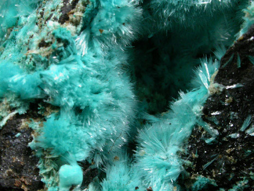 Aurichalcite and Calcite from 79 Mine, Banner District, near Hayden, Gila County, Arizona