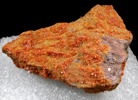 Vanadinite pseudomorphs after Wulfenite from Rowley Mine, 20 km northwest of Theba, Painted Rock Mountains, Maricopa County, Arizona