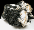 Aegirine, Arfvedsonite on Sanidine from De-Mix Quarry, Mont Saint-Hilaire, Quebec, Canada