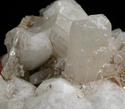 Analcime, Natrolite, Serandite, Polylithionite, Aegirine from De-Mix Quarry, Mont Saint-Hilaire, Québec, Canada