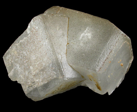 Calcite (twinned crystals) with Pyrite inclusions from H.R. Miller Limestone Quarry, Wabank Road, Millersville, Lancaster County, Pennsylvania