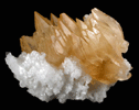 Calcite on Barite from Denton Mine, Harris Creek District, Hardin County, Illinois