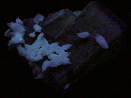 Fluorite with Calcite from Minerva #1 Mine, Cave-in-Rock District, Hardin County, Illinois