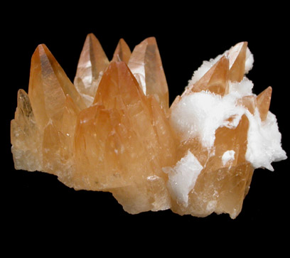 Calcite with Barite from Minerva #1 Mine, Cave-in-Rock District, Hardin County, Illinois