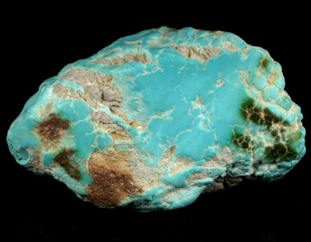 Turquoise from Kingman District, Mohave County, Arizona