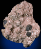 Rhodochrosite, Galena and Sphalerite from Julia Fisk Mine, Leadville District, Lake County, Colorado