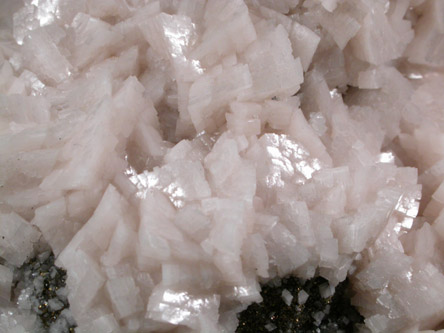 Dolomite with Calcite, Pyrite from Marcil (LaFarge) Quarry, near St.-Clothilde-de-Chteauguay, Qubec, Canada