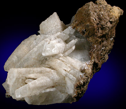 Aragonite with Calcite from Johnby Quarry, near Penrith, Cumbria, England