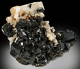 Andradite-Grossular Garnet with Stilbite from Trantimou, Kayes Region, Mali