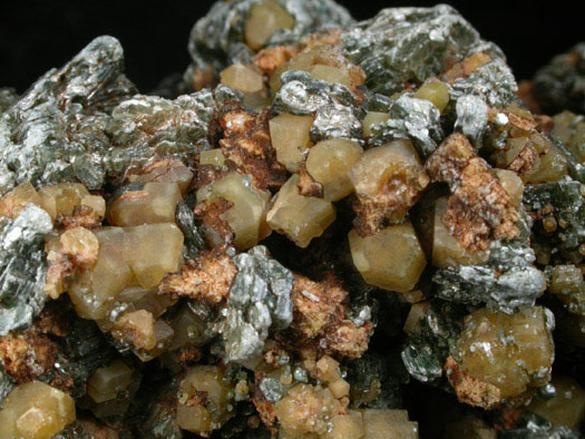 Grossular Garnet with Muscovite from Bendoukou, Kayes Region, Mali