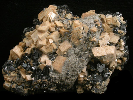 Sphalerite with Ankerite from Eagle Mine, Gilman District, Eagle County, Colorado