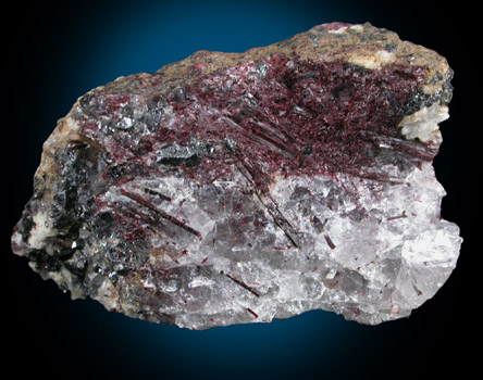 Braunite and Piemontite from Tone Mine, Kinkai-cho, Nishisonogi-gun, Nagasaki, Japan