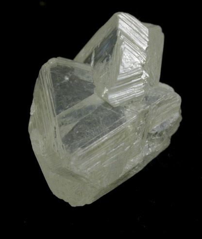 Diamond (8.57 carat two intersecting macle-twin crystals) from Northern Cape Province, South Africa