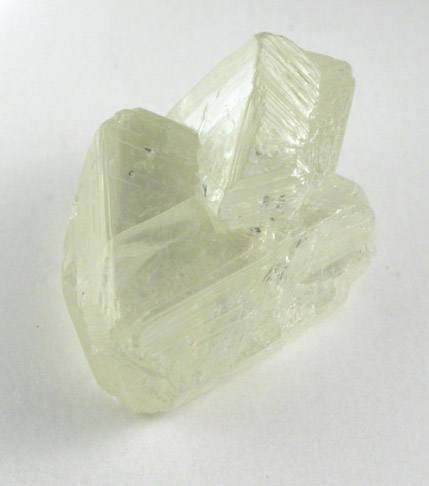 Diamond (8.57 carat two intersecting macle-twin crystals) from Northern Cape Province, South Africa