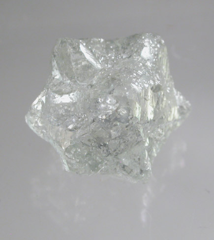 Diamond (2.53 carat star-twin crystal) from Finsch Mine, Free State (formerly Orange Free State), South Africa