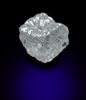 Diamond (1.05 carat colorless cubic crystal) from Magna Egoli Mine, between Bo and Kenema, Sierra Leone