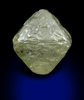 Diamond (6.36 carat green-gray octahedral crystal) from Bakwanga Mine, Mbuji-Mayi (Miba), Democratic Republic of the Congo