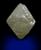 Diamond (7.08 carat green-gray octahedral crystal) from Bakwanga Mine, Mbuji-Mayi (Miba), Democratic Republic of the Congo