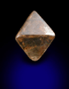 Diamond (2.30 carat brown octahedral crystal) from Argyle Mine, Kimberley, Western Australia, Australia