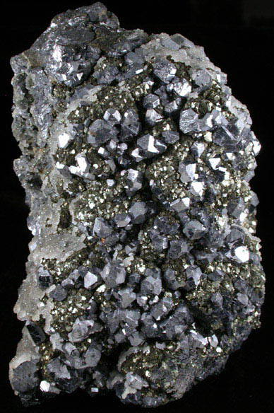 Galena with Quartz and Pyrite from Sweetwater Mine, Viburnum Trend, Reynolds County, Missouri