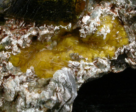 Grossular Garnet with Muscovite from Bendoukou, Sandare District, Kayes Region, Mali