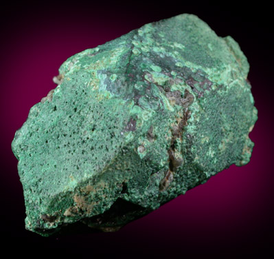 Cuprite with Malachite coating from Emke Mine, Onganja, Namibia